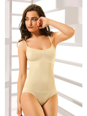 Ergün Collection Ten Kancalı Dikişsiz Korse