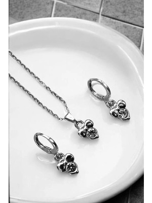 twingold Özel Tasarımlı Kolye Küpe Takım Seti