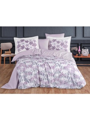 Ergün Collection Çift Kişilik Poplin Nev Penny Lila