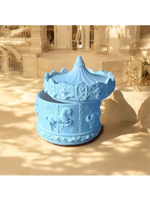 Genel Takı & Mücevher Kutusu 12X10 cm - Atlı Karınca Özel Tasarım Organizer