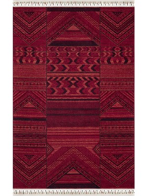 Pierre Cardin History HY09A Vintage Etnik Desenli Zelanda Yün Ile Dokunan Özel Tezgah Halı