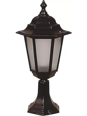 Nuvvo 68054 Bahçe Set Üstü Aydınlatma, 60 W, Siyah