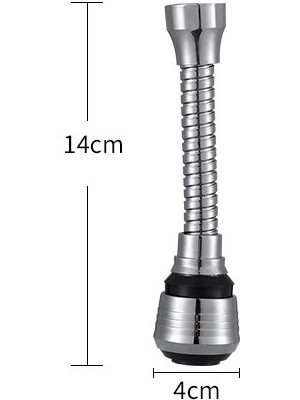 VeraGlobe Buğz Hortumlu Esnek Su Tasarruflu 2 Modlu Musluk Başlığı