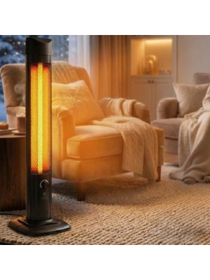 VeraGlobe Buğz Dik Termostatlı Isıtıcı Mikatronik