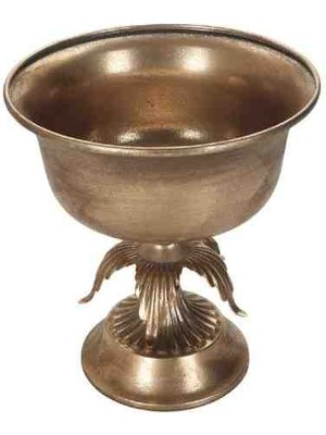 Porland Flory Altın Rengi Dekoratifkase 20X22CM