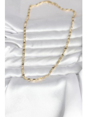 VeraGlobe Buğz cm 14K Gold Renk Arpa Model 45 cm Kadın Kolye - Buğz