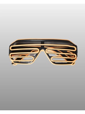 VeraGlobe Buğz Işıklı Tasarımlı LED Gözlük Eğlence Aksesuarı - Buğz