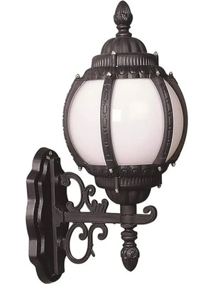 Nuvvo 68203 Bahçe Aplik, 60 W, Siyah