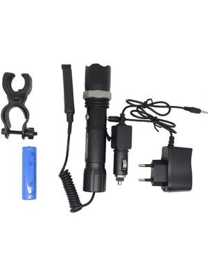 VeraGlobe Buğz Bisiklet Feneri Şarjlı Pilli WT-040