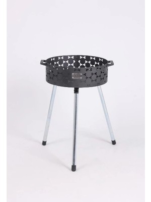 VeraGlobe Buğz Katlanabilir Lüks Mangal No 2 Orta Boy