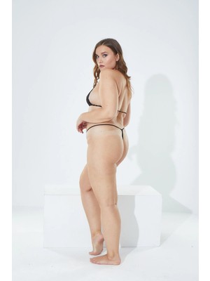 Nuitamore Siyah Dantelli Büyük Beden (Big Size) Bodysuit.