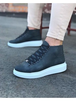 Ergün Collection Gri Bağcıklı Snes Yarım Bilek Bot