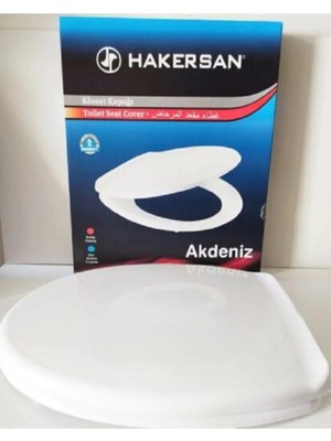 Hakersan Standart Plastik Ayar Vidalı Klozet Kapağı