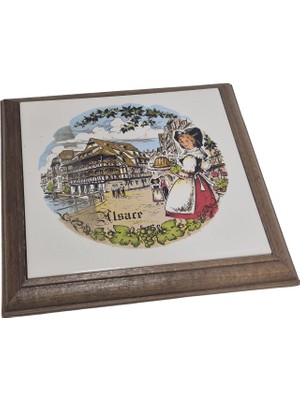 Hasyılmaz Vintage Alsace Temalı  Seramik Nihale