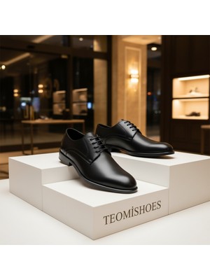 By Barretti Siyah Düz Gece Klasik Ayakkabı