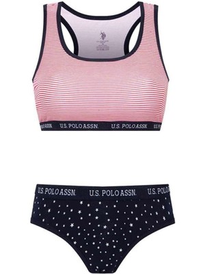 Kadın Kalın Askılı Pamuklu Büstiyer Slip Takımı 66251