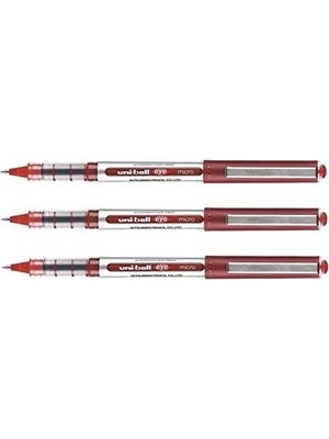 Uni Roller Kalem 0.5 UB-150 Kırmızı 3 Lü