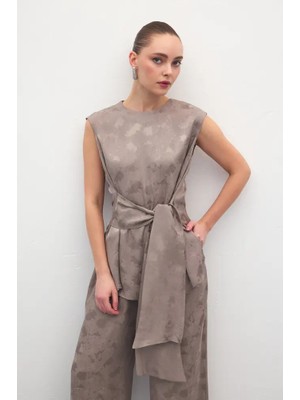 Sateen Camila Bluz - Bebe Mavi