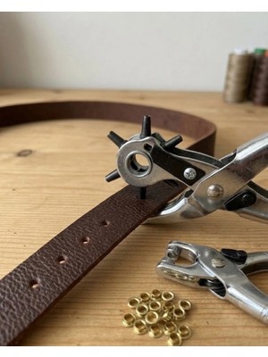 İlkyaz Fashion Deri Delme Atı 2li Kemer Çanta Ayakkabı Delme Pensesi Seti ILKYZ-KRGRS34