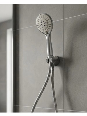 İlk El Grup Ieg™ Çok Fonksiyonlu El Duşu Başlığı Spiral Hortumlu Dayanıklı Duş Seti