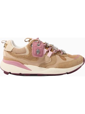 Kurt Geiger Runner Deri-Süet Lüks Tasarım Kadın Sneaker