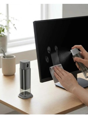 Zenvia Çok Amaçlı Ekran Temizleme Sprey Şişesi Telefon Tablet Bilgisayar Temizleme Kabı Znv-Tcndym