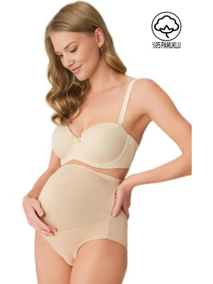 Lirona Kadın Pamuklu Likralı Diz Üstü Kısa Tayt Şort - Etek Içi Astar