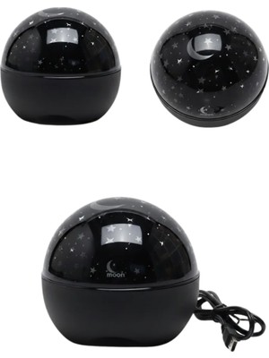 Cepx Fişli Yıldız Projektör Gece Lambası Müzikli