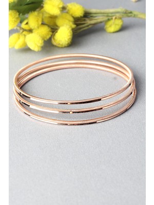 By Barun 925 Ayar Gümüş  Ajda Bilezik Kadın Hediye