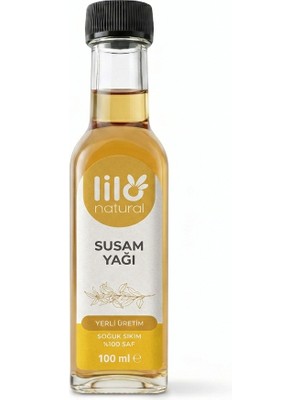 Lilo Natural %100 Yerli Atalık Susam Yağı (Soğuk Sıkım) – 100 ml