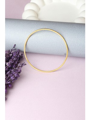 By Barun Ajda Bilezik Kibrit Çöpü Halka 925 Ayar Gümüş Bilezik