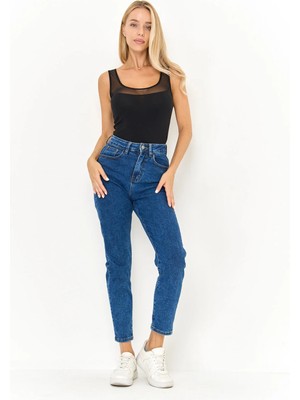 Bambidiba 20575 Likralı Pamuklu Tül Detaylı Kalın Askılı Atlet Ceket Içi ve I?ç Giyim