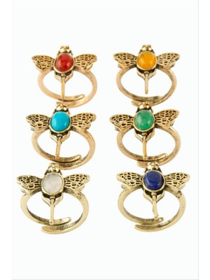 Zero Land Gld-Spt- Yusufçuk Doğaltaşlı Otk Yüzük - Kaplangözü