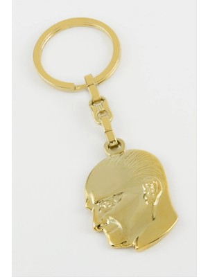 Zero Land Gld-Spt- Atatürk Metal Anahtarlık-Gümüş Rengi