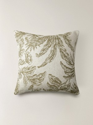 Minihol Valen Çiçek Desenli Kırlent Kılıfı (45 x 45 Cm)