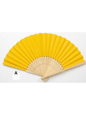 Hediye Sandalı Lüks Katlanabilir El Yelpazesi - Hediyelik Modern Yelpaze