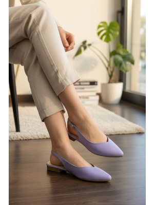 Enoch Kadın Arkası Açık Slingback Zarif Babet