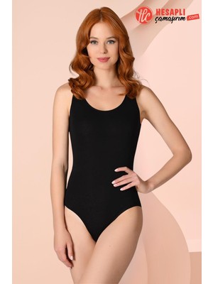 Nbb Kadın Kalın Askılı Pamuklu Terletmez Çıtçıtlı Body Atlet