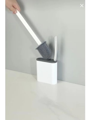 Esranın Dünyası 2'li Silikon Tuvalet Fırçası Seti - Esnek Başlıklı