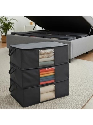 Esranın Dünyası 3 Adet Baza Altı Yatak Kapaklı Hurç - Büyük Boy Organizer