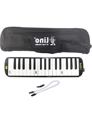 Esranın Dünyası 32 Tuşlu Melodika Bez Çanta ile Siyah