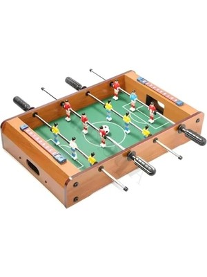 Esranın Dünyası Ahşap Langırt Masa Oyunu (4 Kol-12 Figür)