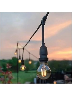 Esranın Dünyası 5 Duylu Bahçe Organizasyon Işığı - Eklenip Uzatılabilir 5 Metre