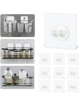 Esranın Dünyası 10'lu Kendinden Yapışkanlı Kanca Seti - Su Geçirmez Özellikli