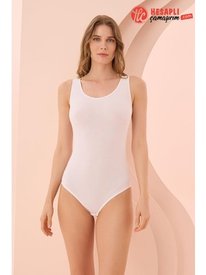 Nbb Kadın Kalın Askılı Pamuklu Terletmez Çıtçıtlı Body Atlet