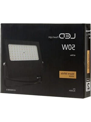 Esranın Dünyası 50W 4270LM Sıcak Beyaz LED Projektör, IP65 Suya Dayanıklı