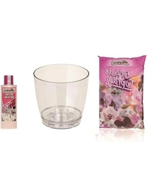 Esranın Dünyası Orkide Toprağı + Saksı Seti (2.3l)