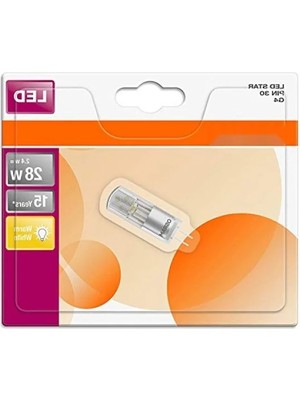 Esranın Dünyası 6'lı Paket G4 Duy LED Ampul, 2.4W, 2700 Kelvin