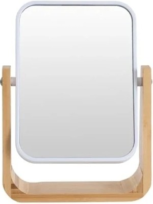 Esranın Dünyası Büyüteçli Ayna, 16 x 5.8 x 21.8 Cm, Boho Bambu Tasarım