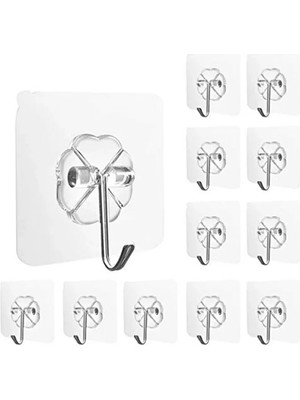 Esranın Dünyası Kendinden Yapışkanlı Şeffaf Duvar Askısı - 12 Adet